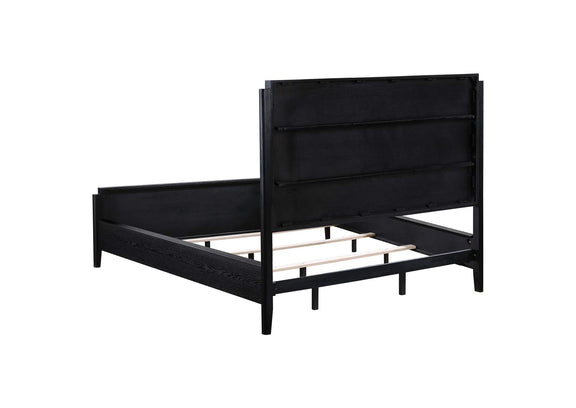 224710KW-S5 Brookmead 5-piece Upholstered Cal King Bedroom Set Black