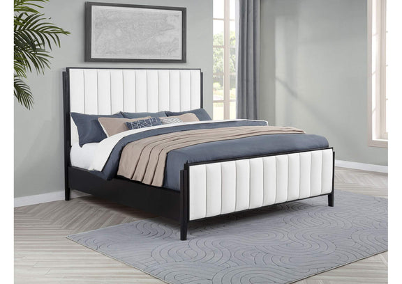 224710KW Brookmead 60-inch Upholstered California King Bed Black