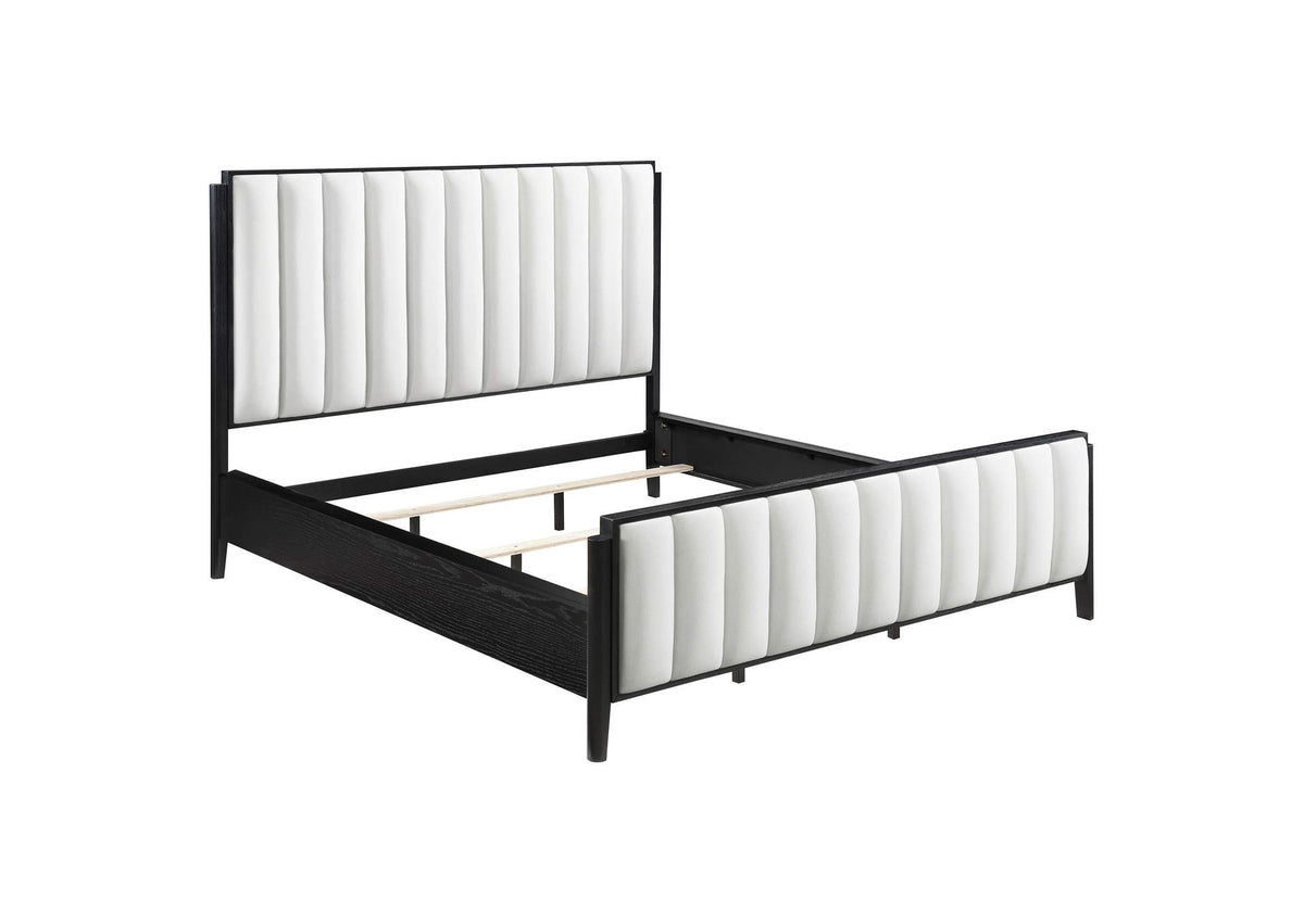 224710KW Brookmead 60-inch Upholstered California King Bed Black