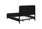 224710KW Brookmead 60-inch Upholstered California King Bed Black