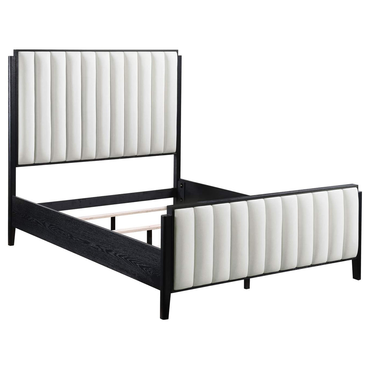 224710Q-S4 Brookmead 4-piece Upholstered Queen Bedroom Set Black