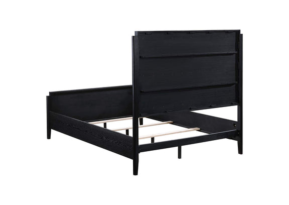 224710Q-S4 Brookmead 4-piece Upholstered Queen Bedroom Set Black