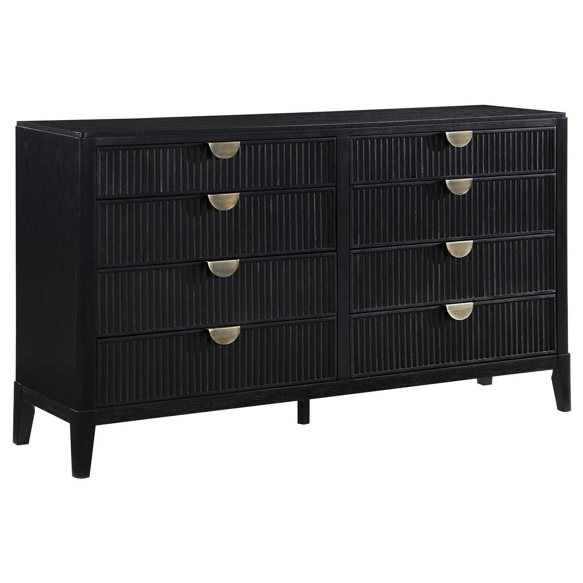 224710Q-S5 Brookmead 5-piece Upholstered Queen Bedroom Set Black