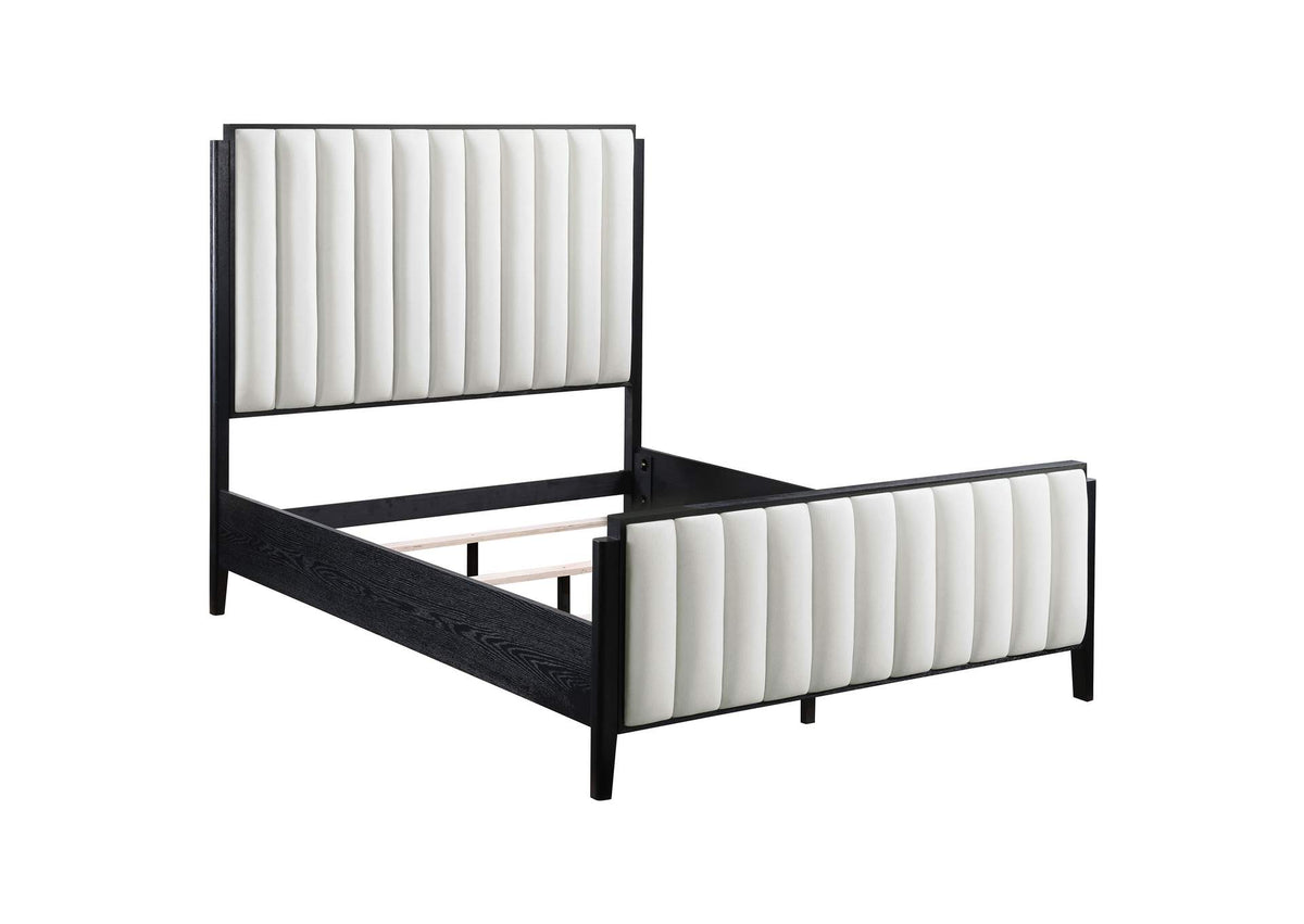 224710Q Brookmead 60-inch Upholstered Queen Bed Black