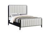 224710Q Brookmead 60-inch Upholstered Queen Bed Black