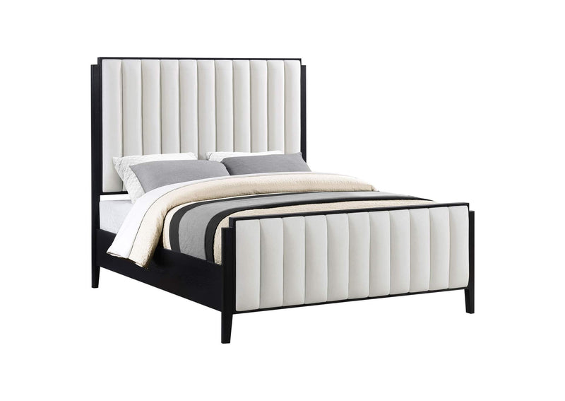224710Q Brookmead 60-inch Upholstered Queen Bed Black