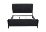 224711KE Brookmead Wood Eastern King Panel Bed Black
