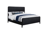 224711KW Brookmead Wood California King Panel Bed Black
