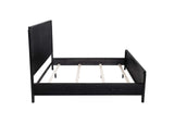 224711KW Brookmead Wood California King Panel Bed Black