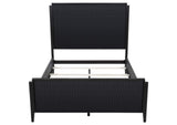 224711Q Brookmead Wood Queen Panel Bed Black