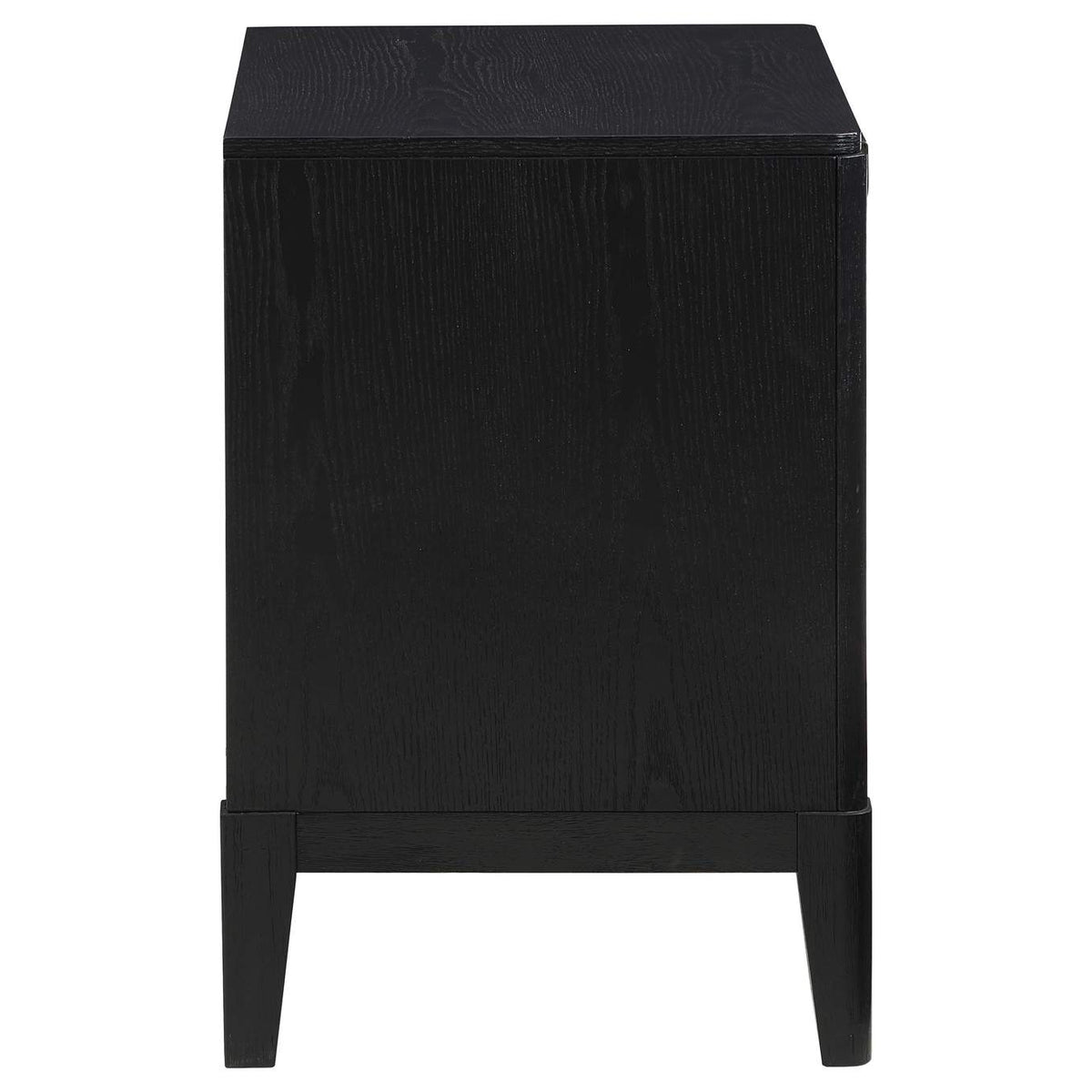 224712 Brookmead 2-drawer Nightstand Black