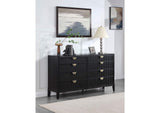 224713 Brookmead 8-drawer Dresser Black