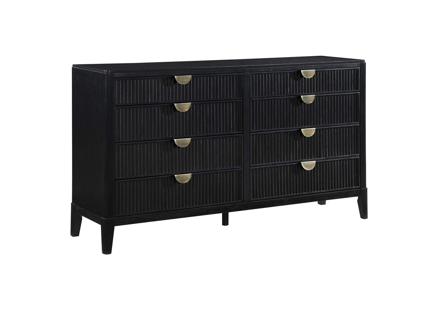 224713 Brookmead 8-drawer Dresser Black