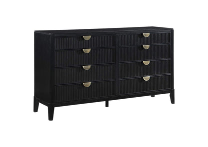 224713 Brookmead 8-drawer Dresser Black