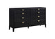224713 Brookmead 8-drawer Dresser Black