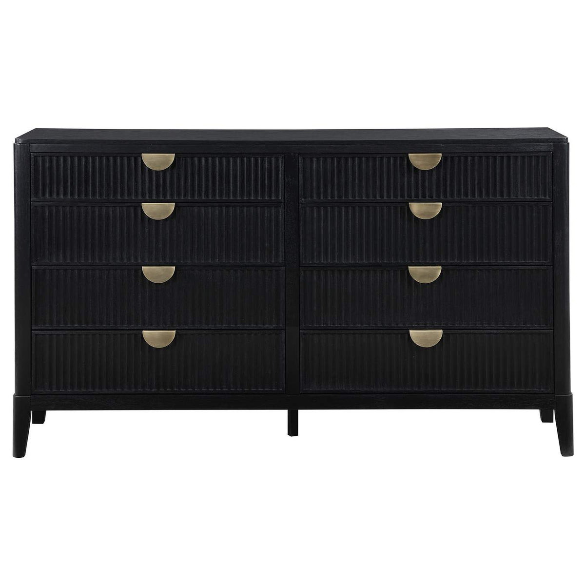 224713 Brookmead 8-drawer Dresser Black