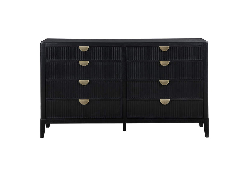 224713 Brookmead 8-drawer Dresser Black