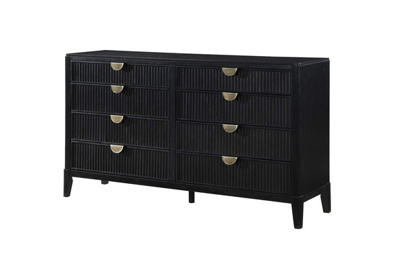 224713 Brookmead 8-drawer Dresser Black