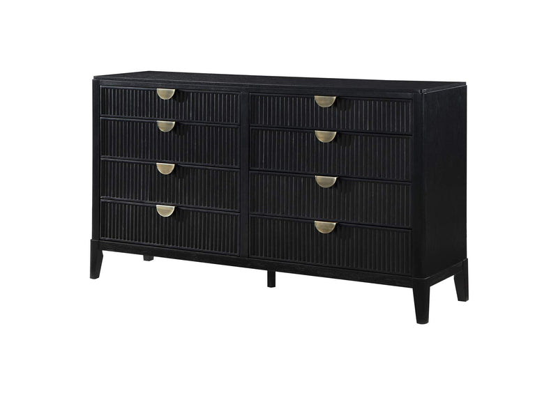 224713 Brookmead 8-drawer Dresser Black