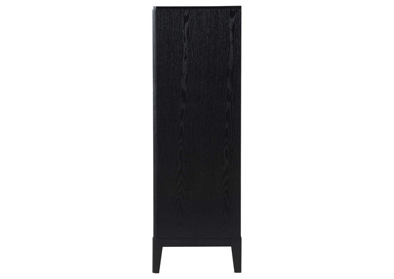 224715 Brookmead 5-drawer Bedroom Chest Black