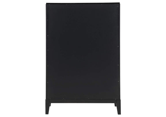 224715 Brookmead 5-drawer Bedroom Chest Black