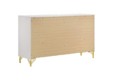 224731Q-S4 Lucia 4-piece Queen Bedroom Set Beige and White