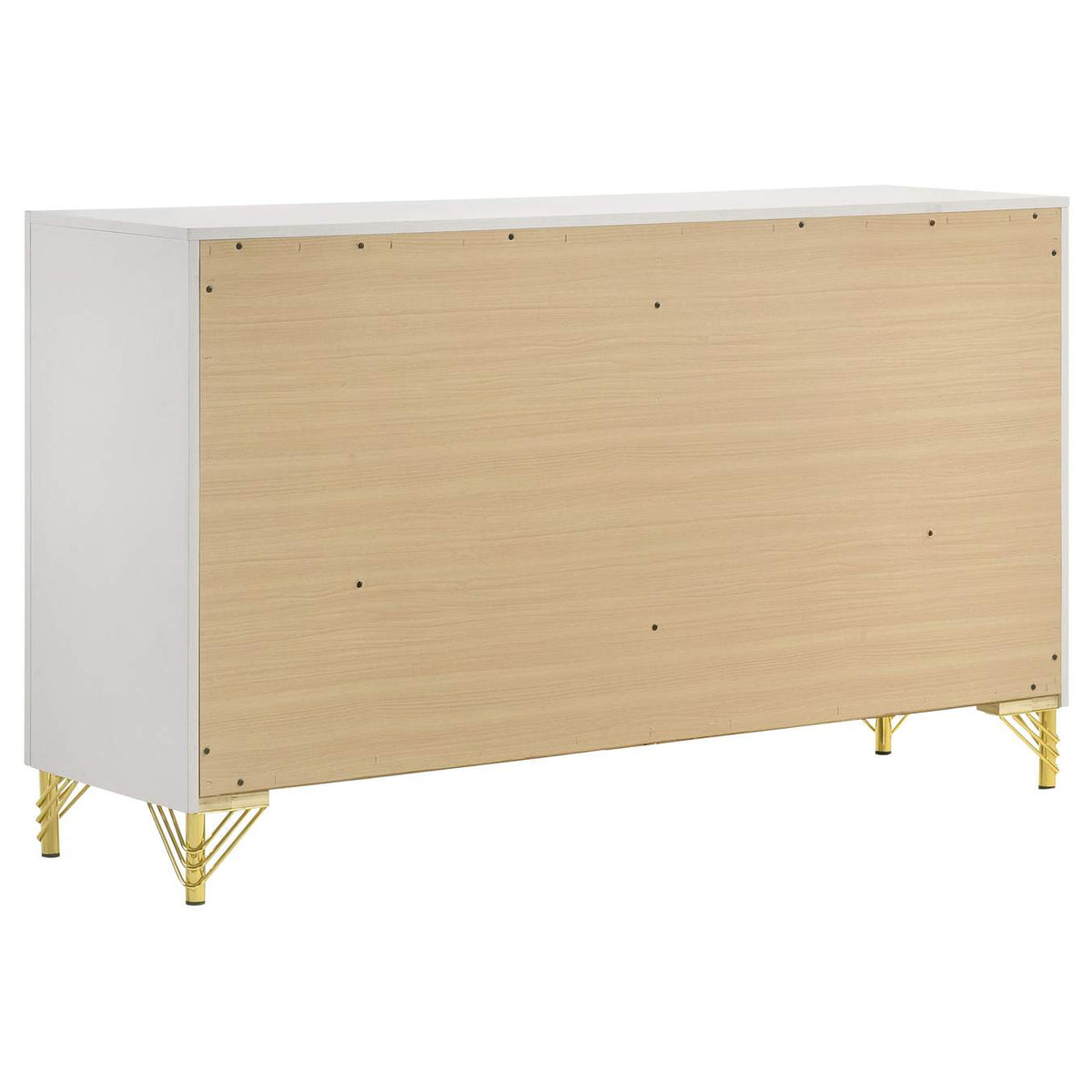 224733 Lucia 6-drawer Dresser Cabinet White
