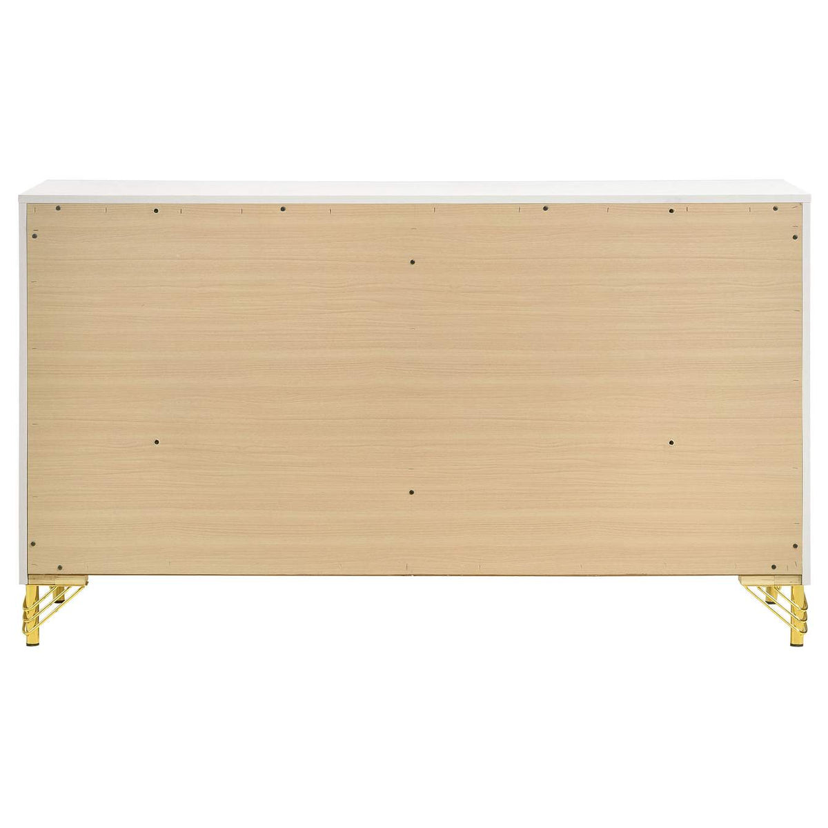 224733 Lucia 6-drawer Dresser Cabinet White
