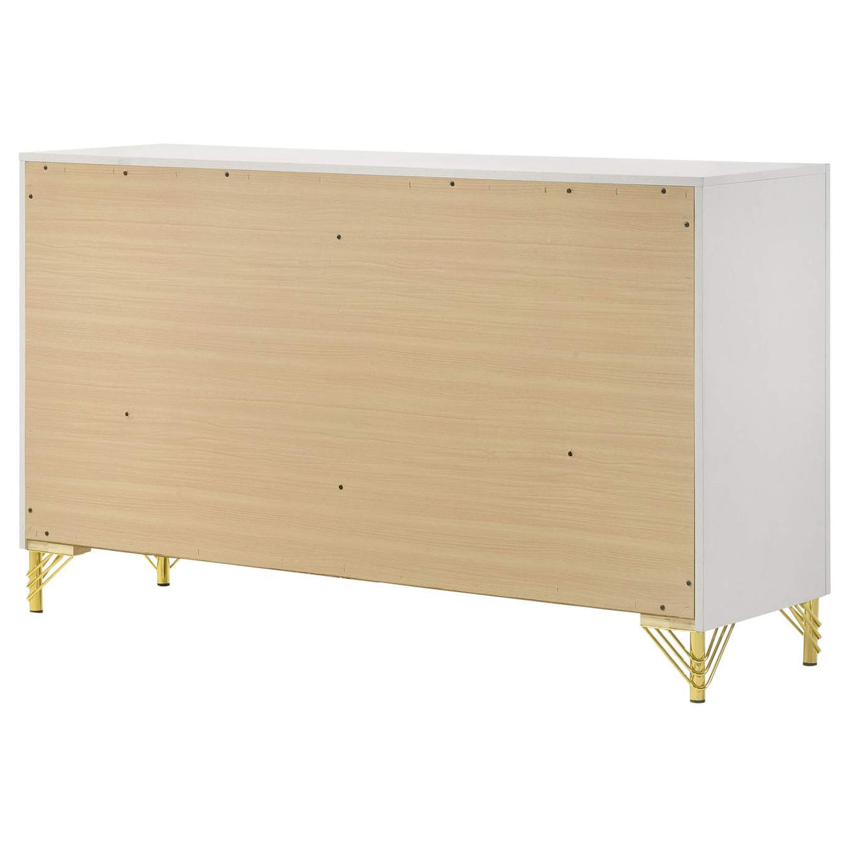 224733 Lucia 6-drawer Dresser Cabinet White