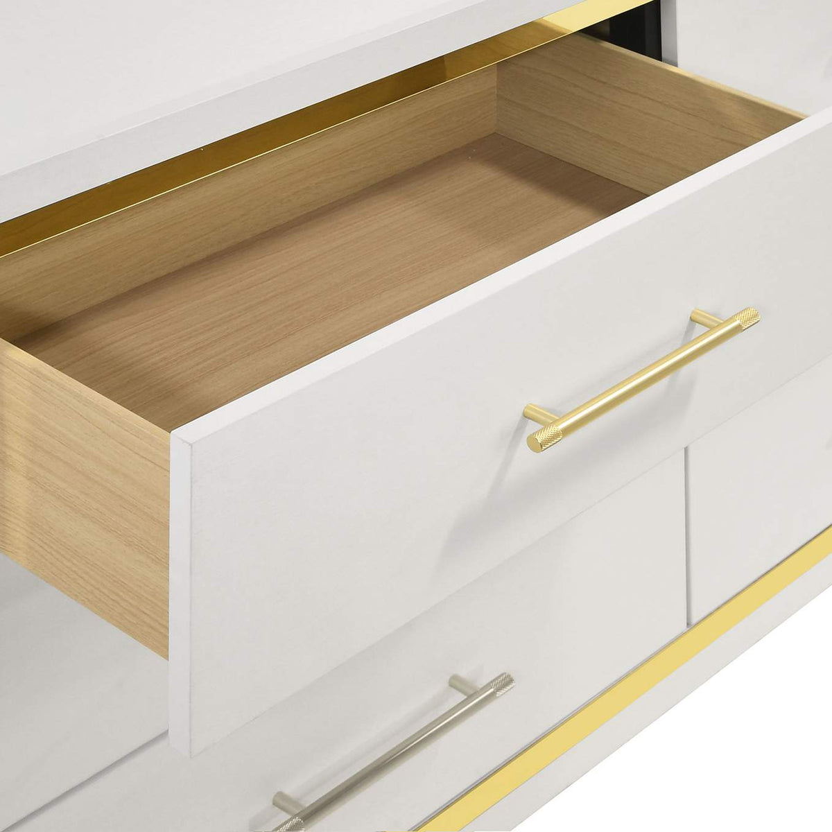 224733 Lucia 6-drawer Dresser Cabinet White