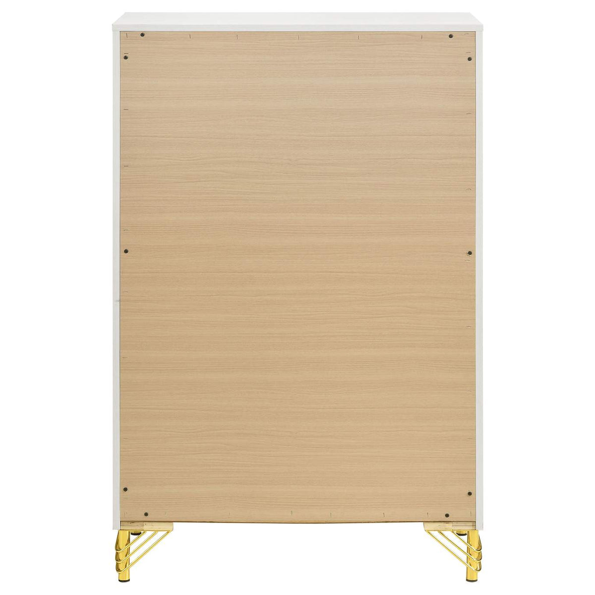 224735 Lucia 5-drawer Bedroom Chest of Drawers White