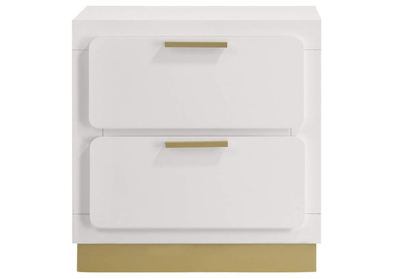 224772 Caraway 2-drawer Nightstand White