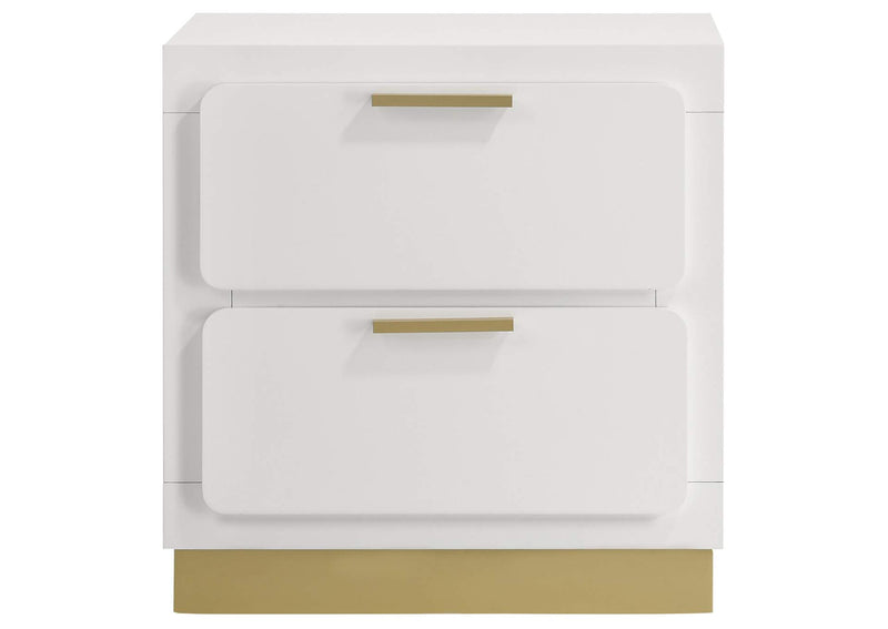 224772 Caraway 2-drawer Nightstand White