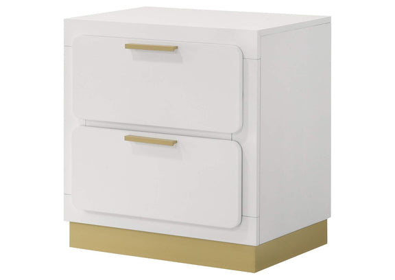 224772 Caraway 2-drawer Nightstand White