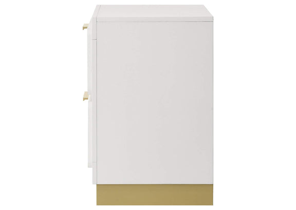 224772 Caraway 2-drawer Nightstand White