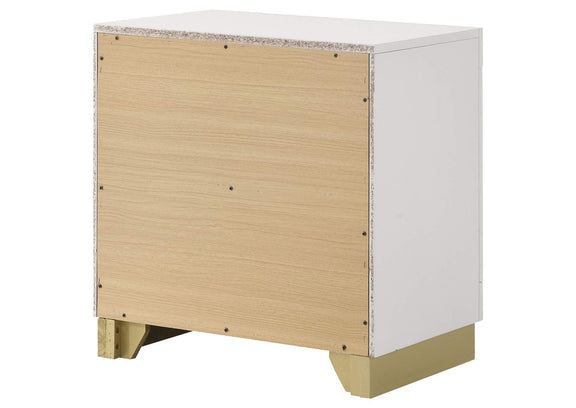 224772 Caraway 2-drawer Nightstand White