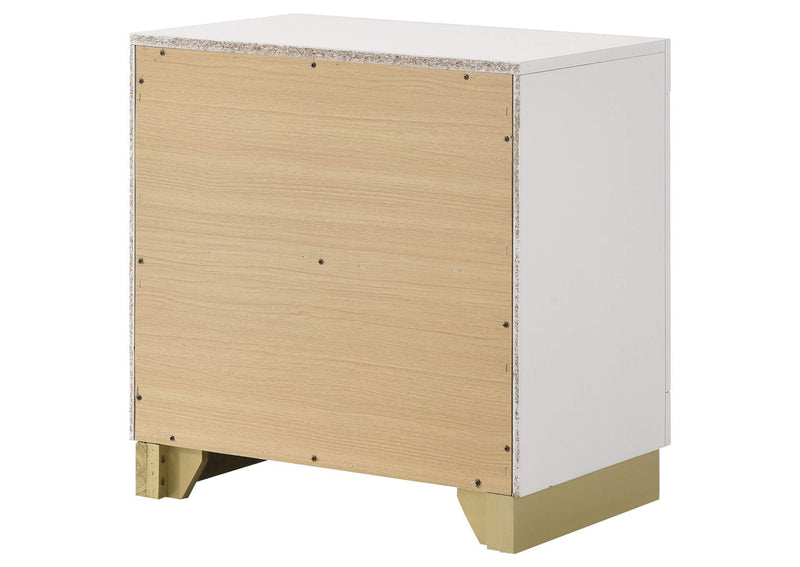 224772 Caraway 2-drawer Nightstand White