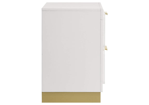 224772 Caraway 2-drawer Nightstand White