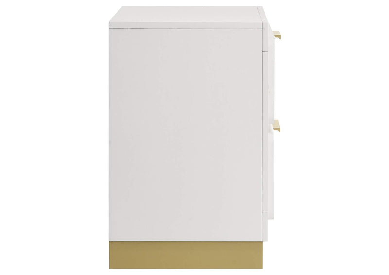 224772 Caraway 2-drawer Nightstand White