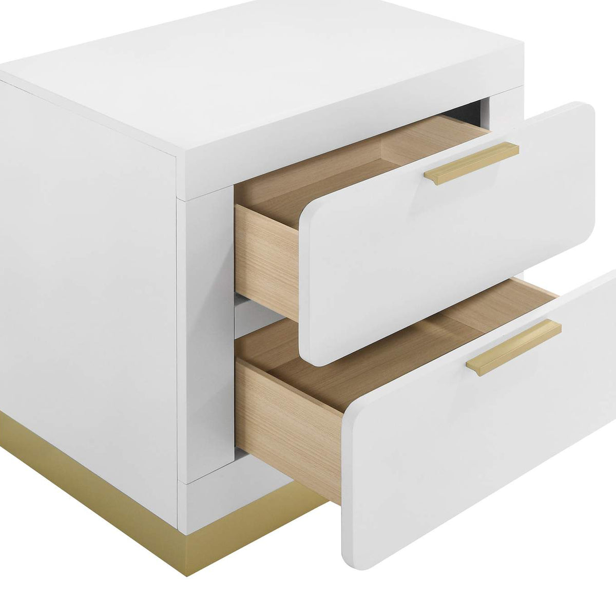 224772 Caraway 2-drawer Nightstand White