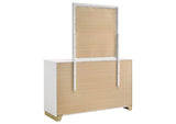 224773M Caraway 6-drawer Dresser with Mirror White