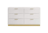 224773 Caraway 6-drawer Dresser White
