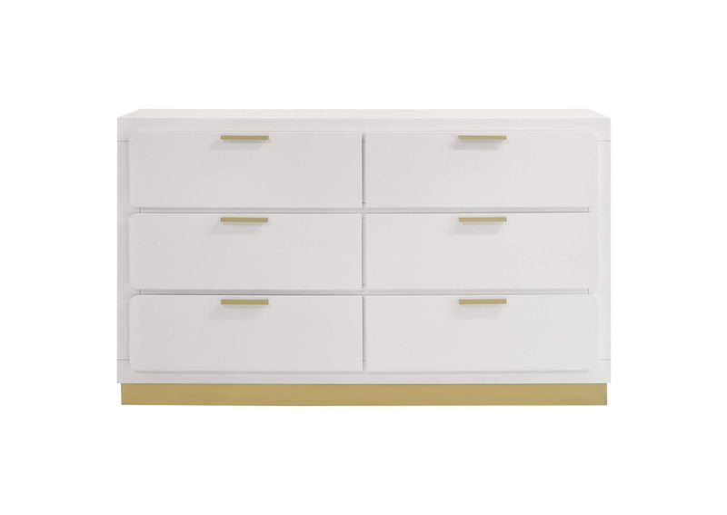 224773 Caraway 6-drawer Dresser White