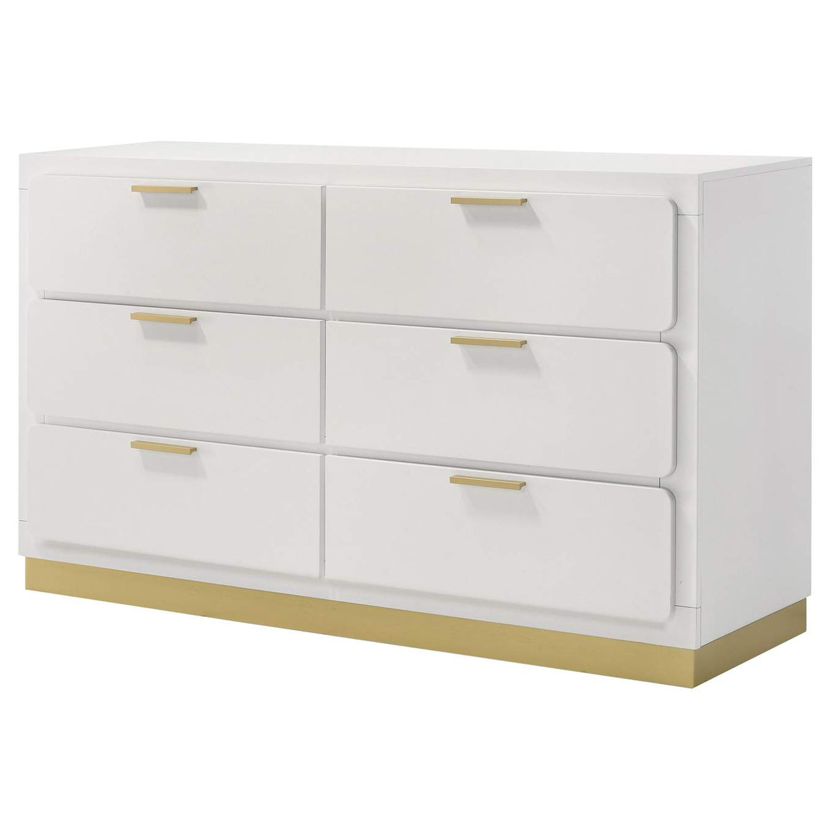 224773 Caraway 6-drawer Dresser White