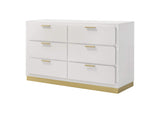 224773 Caraway 6-drawer Dresser White
