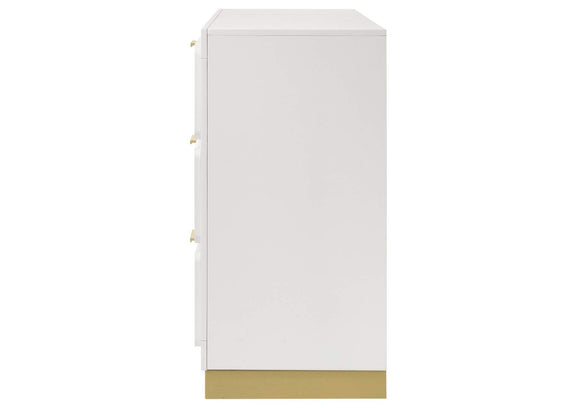 224773 Caraway 6-drawer Dresser White