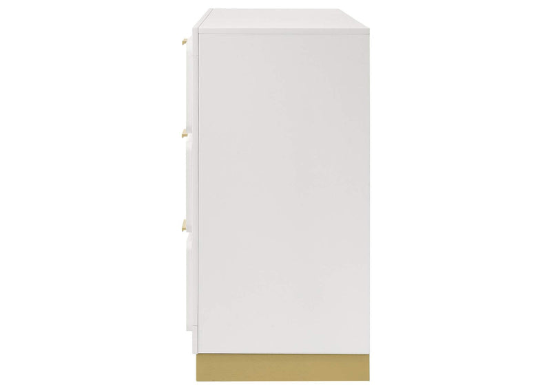 224773 Caraway 6-drawer Dresser White
