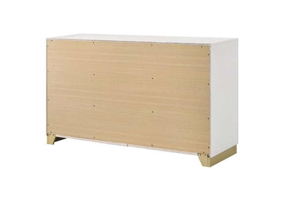 224773 Caraway 6-drawer Dresser White