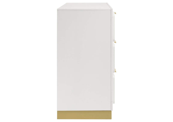 224773 Caraway 6-drawer Dresser White