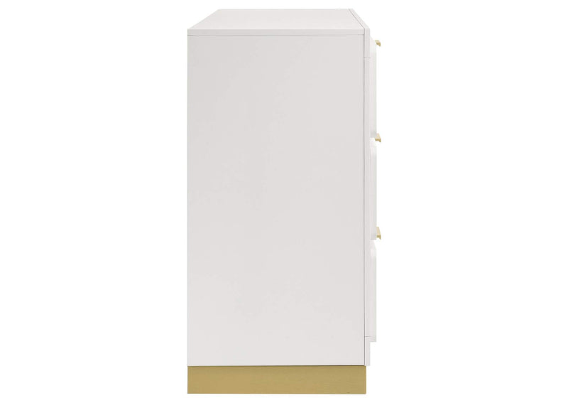 224773 Caraway 6-drawer Dresser White
